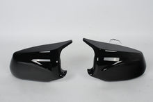 Gloss Black Side Mirror Cover Caps Replacement For BMW 5 Series F10 F11 2011-2013 Pre-LCI