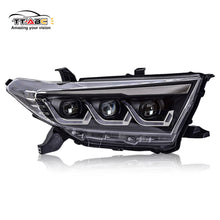 L+R LED Headlights For Toyota Highlander 2012-2014 Sequential Front Lamps