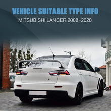 New Updated LED Tail lights Smoked For 2008-2020 Mitsubishi Lancer