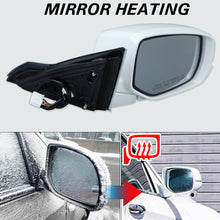 12Pin Passenger Right Side View Camera Mirror Power Heated Signal For Honda Accord Sedan 2013-2017