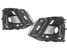 Front Fog Light Cover Grille Grill W/ ACC Hole Fit For Audi Q5 2021-2025