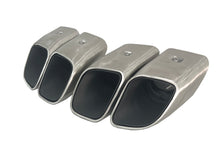 Square Exhaust Tips Muffler Pipe for Porsche Macan Base 2019-2024