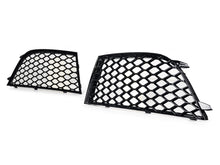 L+R Front Bumper Fog Light Cover Side Grille BezelFor Audi RS4 2013-2015