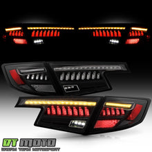 For 2022-2025 Honda Civic Hatchback Sequential Full LED Tail Lights w/ Greeting