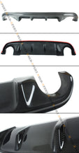 VRD Style Real Carbon Fiber Rear Diffuser Kit (2PCS) for Infiniti Q50 2014 2015 2016 2017