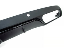 C63 Style Rear Diffuser + Black Exhaust Tips For Mercedes W205 C-Class Base C300 C250 Non-AMG 2015-2021