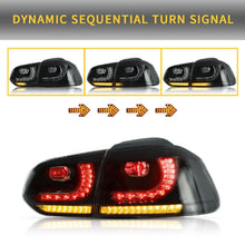 SMOKED LED Taillights fit for 10-14 VW GOLF 6 MK6 GTI 12-13 Golf R With Sequential Indicators