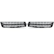 2x Black Front Fog Light Grill Cover For Audi Q7 Non-Sline 2010-2015