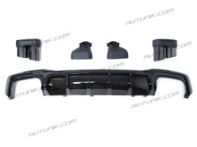 Gloss Black Rear Diffuser & Exhaust Tips for Audi A7 C8 S-line 2019-2024 di85