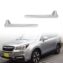 Pair Chrome Fog Light Molding Trim For Subaru Forester 2017 2018 Left & Right