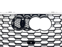 Chrome Honeycomb Front Grille for Audi A4 B9 S4 2017-2019 fg315