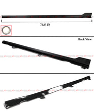 For 2014-2020 VW Golf GTI R MK7 MK7.5 4DR TCR Style Gloss Black Side Skirt Extension