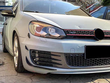 Glossy Black Front Bumper Canards Set for VW Golf MK6 GTI 2008-2012