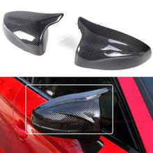Replacement M Style Carbon Fiber Mirror Cover Caps for 2014-2020 Audi A3 S3 8V w/o Lane Assist