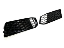 Pair For 2017 2018 2019 Audi A4 B9 S-line S4 Fog Light Grille Honeycomb Mesh Grill Cover