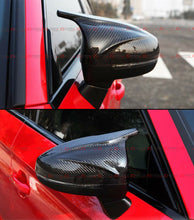 Replacement M Style Carbon Fiber Mirror Cover Caps for 2014-2020 Audi A3 S3 8V With Lane Assist