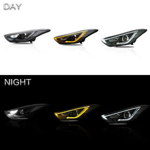 LED Headlights DRL Projector For 2011-2015 Hyundai Elantra