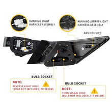4pcs LED Tail Lights For 2008-2012 Honda Accord Sedan Rear Brake Lamp