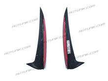 Glossy Black Rear Canards Side Air Vent Trims for Mercedes W205 Coupe C205 C300 C43 AMG 2015-2023