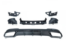 Black Diffuser & Chrome Tips for Mercedes W212 E200 E250 E300 E350 E400 E500 E550 E63 AMG Sedan 2014-2016