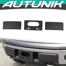 Front Bumper Guards Pads & License Plate Frame Bracket For 2009-2014 Ford F150