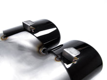 Silver/Black Exhaust Tips Tailpipe Upgrade For Audi A6 C7.5 2016 2017 2018