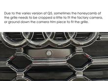 Honeycomb Black Front Grille for AUDI Q5 SQ5 2021 2022 2024
