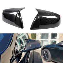 Direct Add-On For 2016-2025 Tesla Model X Full Carbon Fiber M Horn Style Side Mirror Caps Covers