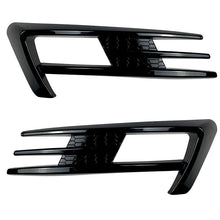 Fog Light Bumper Vent Trim For VW Golf 7 MK7 TSI TDI 2013–2016 Gloss Black