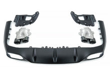 Rear Diffuser + Black Exhaust Tips for Mercedes E Class C238 A238 Coupe E300 E400 E450 AMG Pack 2018-2020
