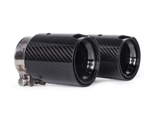 4X Carbon Fiber Black Steel Exhaust Tips for BMW M3 F80 M4 F82 F83 2014-2020