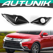 Front Bumper Fog Lamp Light Cover Bezel For Mitsubishi Outlander 2016-2019