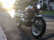 5-3/4” Round LED Headlight Hi/Lo Beam + Halo for Harley, Honda, Yamaha, Indian, Bobber