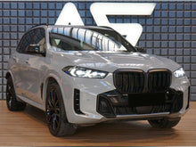 For 2024-25 BMW X5 G05 LCI Gloss Black M-Style Double Slats Front Kidney Grille