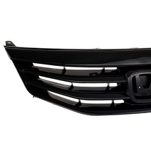 For 2011 2012 Honda Accord Gloss Black Front Bumper Upper Grille Mesh Grill