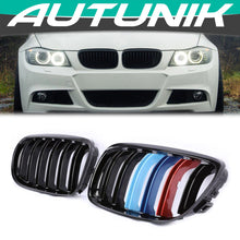 M-Color Front Kidney Grill for BMW E90 E91 4DR Sedan LCI 2009-2011