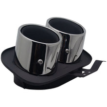 Gloss Black Dual Exhaust Tips For Porsche 911 992 Carrera S 4S 2020-2025