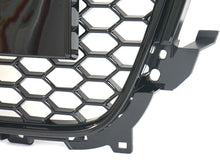 RS4 Style Gloss Black Honeycomb Front Grille Grill for AUDI A4 S4 B8.5 2013-2016