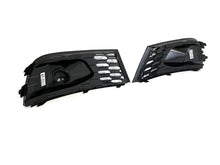 For 2017-2020 Audi A3 Sline S3 8V Black Front Bumper Fog Light Grille Cover Left+Right