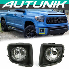 LED DRL Front Fog Lights Daytime Running Lamp for Toyota Tundra 2014-2021