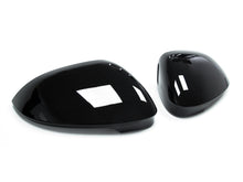 Gloss Black Mirror Caps for VW Golf 8 MK8 with Assist Light 2020–2025