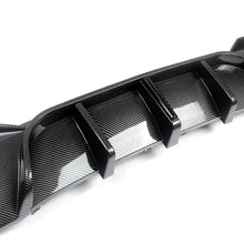 Carbon Look Rear Diffuser w/ LED For BMW G22 G23 430i 440i M Sport 2020-2024