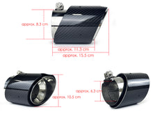 4Pcs Carbon Fiber Exhaust Tips fit for BMW M2 G87 M3 G80 M4 G82 G83 2021+