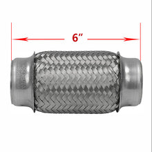 2" x 6" Exhaust Flex Pipe Heavy Duty Stainless Steel 6"OL - RK7506