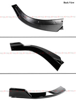Gloss Black Front Bumper Lip Splitter For Mercedes W204 Coupe & Sedan C250 C300 AMG Sport Bumper 2008-2014
