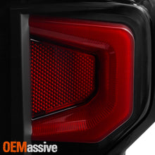LED Tube DRL Black Smoked Tail Lights For 2019-2024 Chevy Silverado 1500 2500HD
