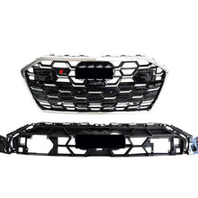 Front Bumper Grille For 2019-2025 Audi A6 Allroad C8 Grill Upgrade Black/Chrome