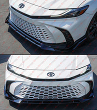 Gloss Black 3-Piece Front Bumper Lip Splitter For 2025+ Toyota Camry SE XSE