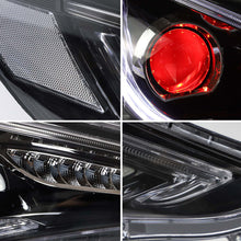 LED Projector Headlights Demon Eyes Dual Beam For Hyundai Sonata 2011-2014