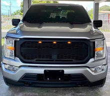 Matte Black Front Bumper Grille w/ Light fit for Ford F150 F-150 2021-2023